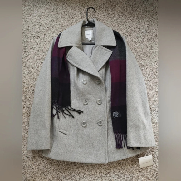 Classic grey coat Croft& Barrow - Picture 4 of 8